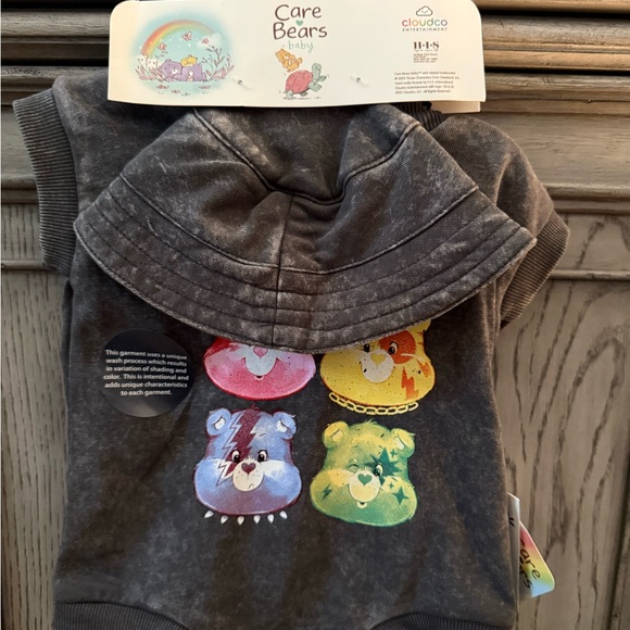 Care Bears Other - Care Bears 2 Piece set size 0-3 Months Baby Romper with Hat